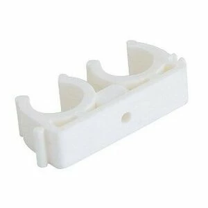 Настенное крепление для трубы KALDE двойное 20 мм