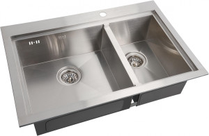Мойка кухонная ZorG Master X Arte ZM X-5278-L из нержавеющей стали, сталь