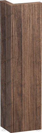 LC589902121 L-Cube Доборная планка для шкафчика L-Cube Орех темный декор Duravit