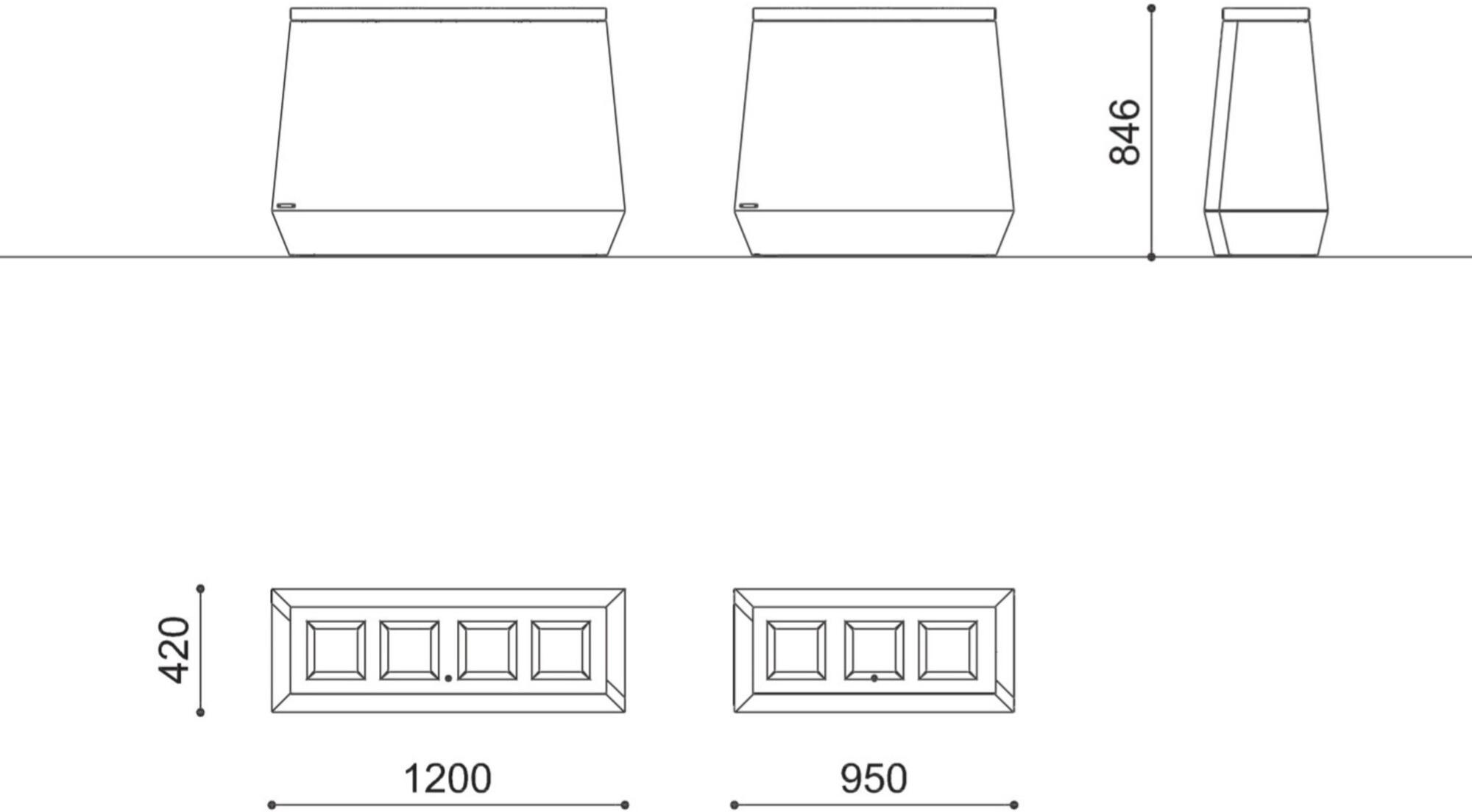 City Design Контейнер для мусора из стали для раздельного сбора мусора sun-id-1449788 - Вид №5