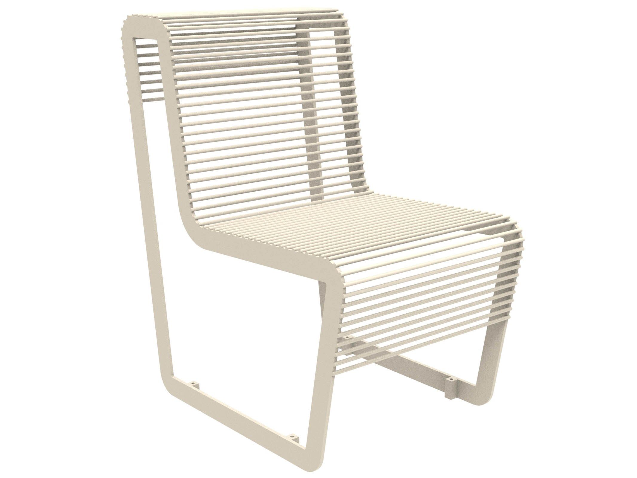 Оцинкованная стальная скамья со спинкой Lazzari Light ARCH-00005945 - Вид №1