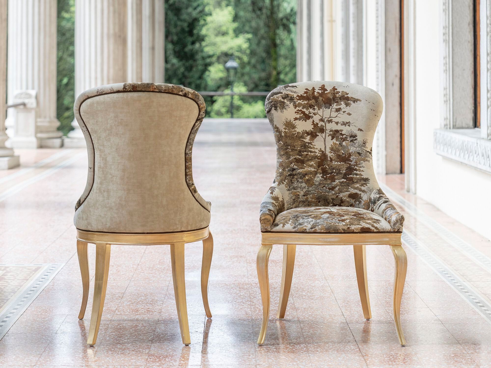 Тканевый стул без подлокотников Bellotti Ezio Charming ARCH-00091771 - Вид №3