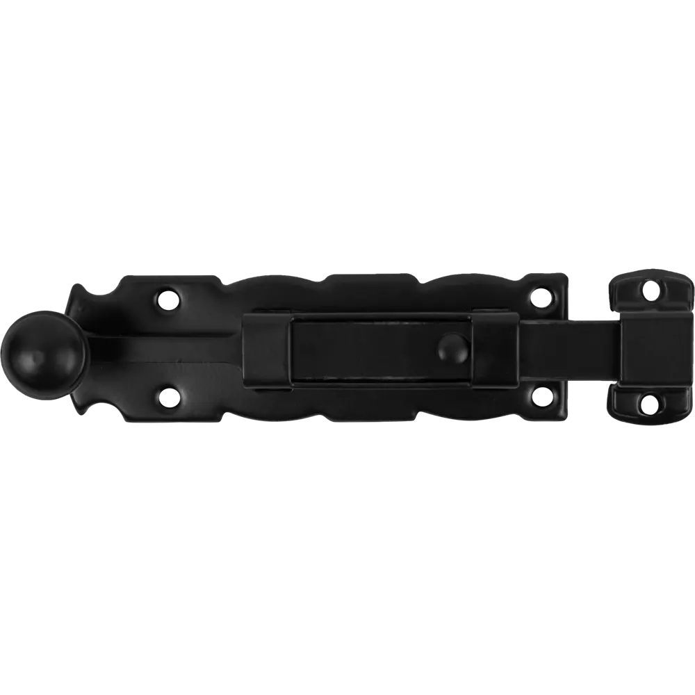 Задвижка Amig 411-150 для межкомнатных дверей и мебели, черная 17743484 STLM-0008526