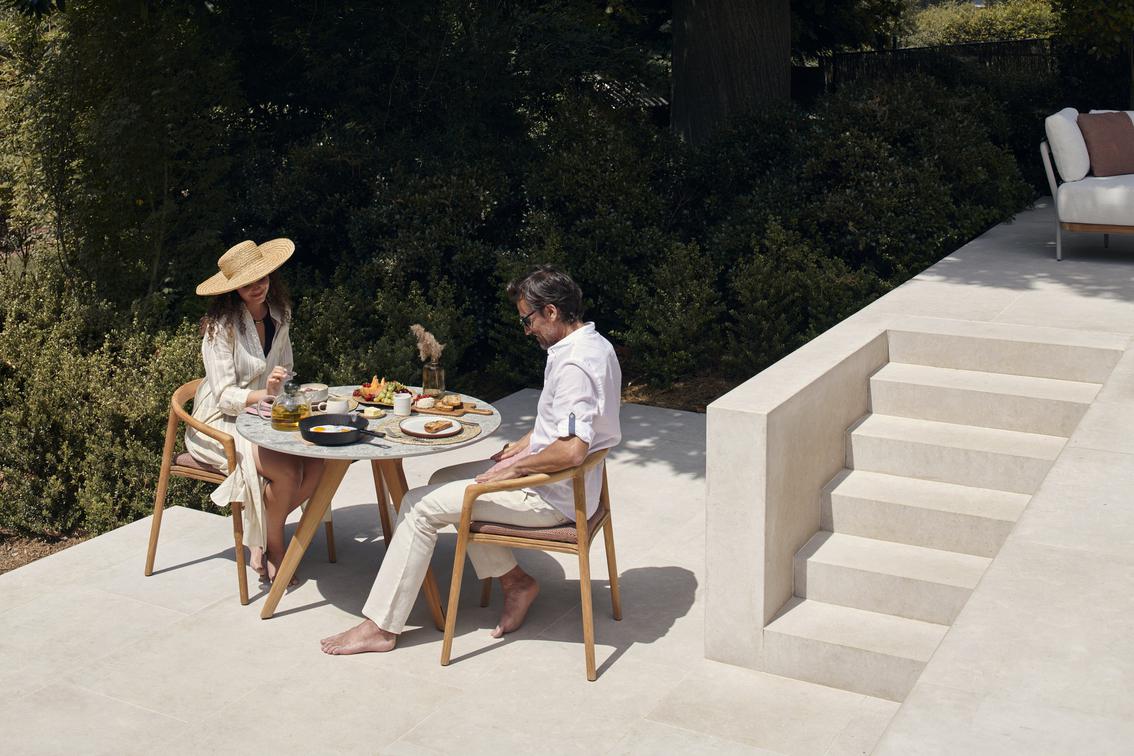 MNST966 Обеденный стол teak 264см x 118см Manutti Torsa - Вид №8