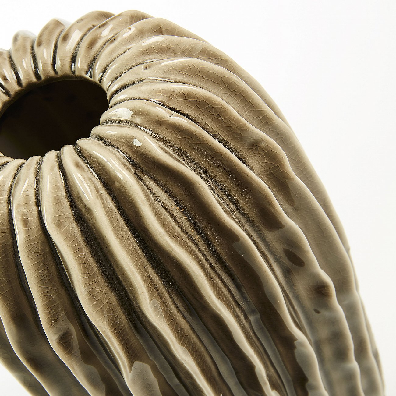 Ваза керамическая коричневая 48,5 см Astro от La Forma LA FORMA ASTRO 343192 Коричневый  - Вид №1