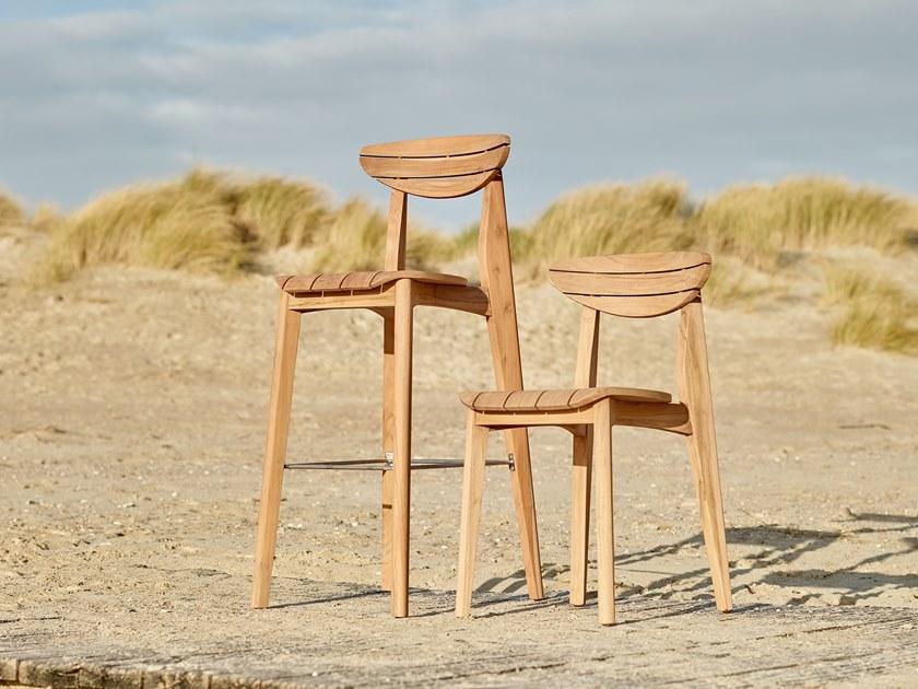 Wildspirit Садовый стул из дерева с открытой спинкой Ink sun-id-1381038 - Вид №1