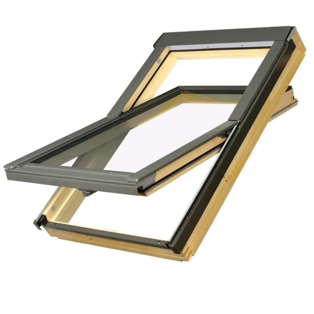 Мансардное окно Fakro FTP (CH) 66x98 см сосна STLM-2087762