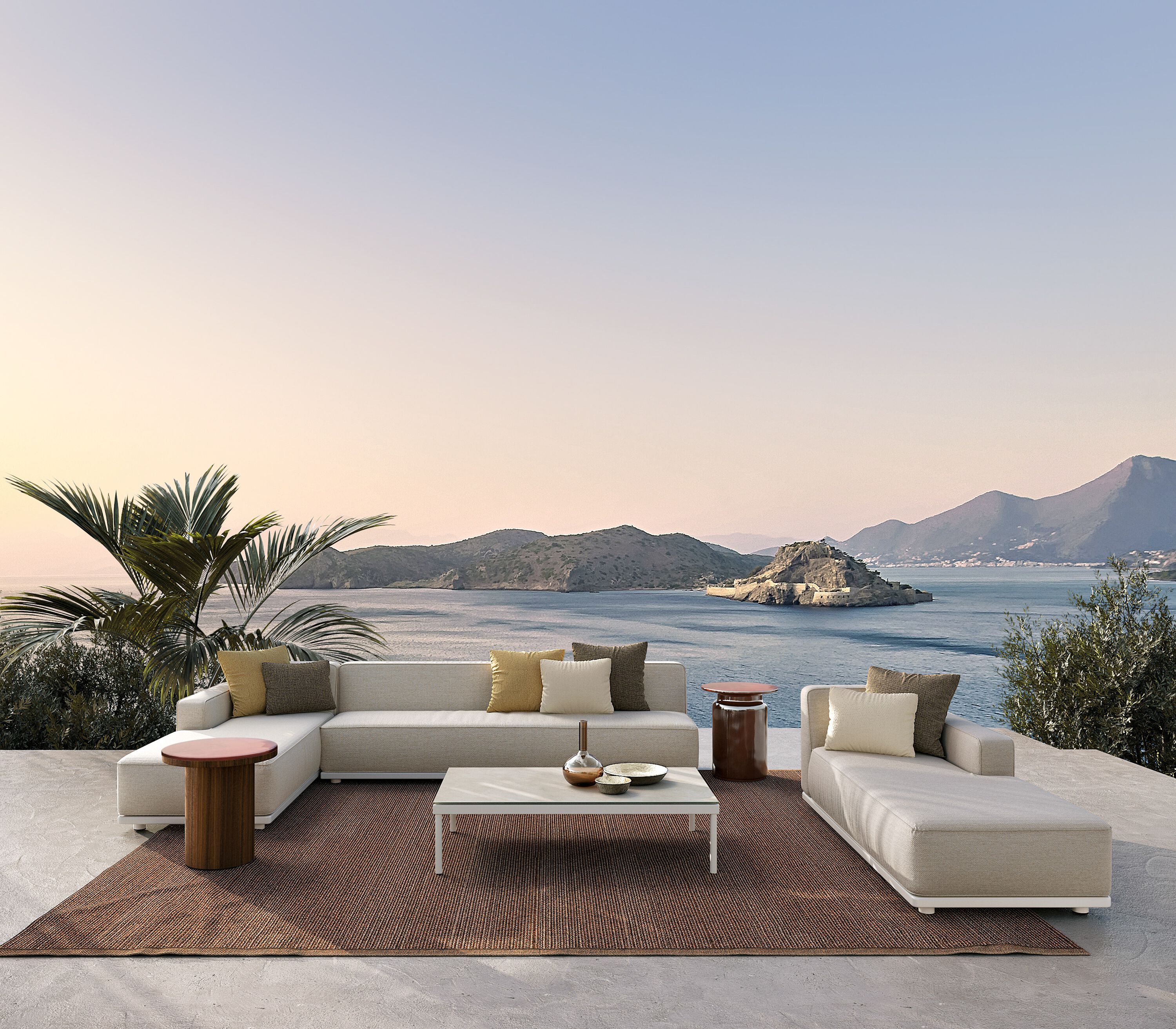 Ткань сад Dormeuse Atmosphera Лагуна .25 ARCH-00069241 - Вид №1