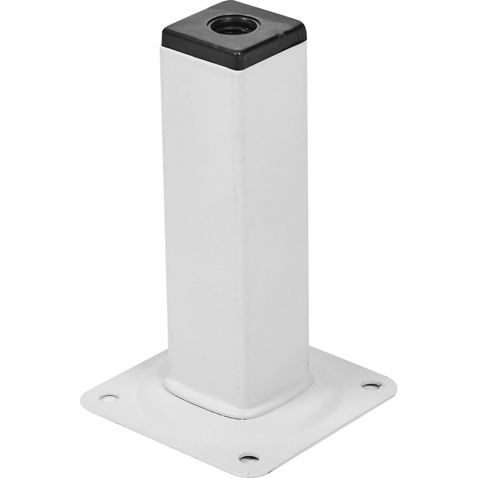 82732511 Ножка квадратная 100х25 мм, сталь, цвет белый Santreyd  - Вид №1