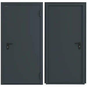 Дверь техническая 88x205 см правая цвет RAL7016 84836055 STLM-2050169