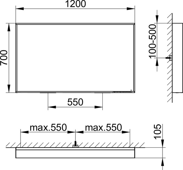 33098ZZ1503 Зеркало с подсветкой KEUCO Plan - Вид №11