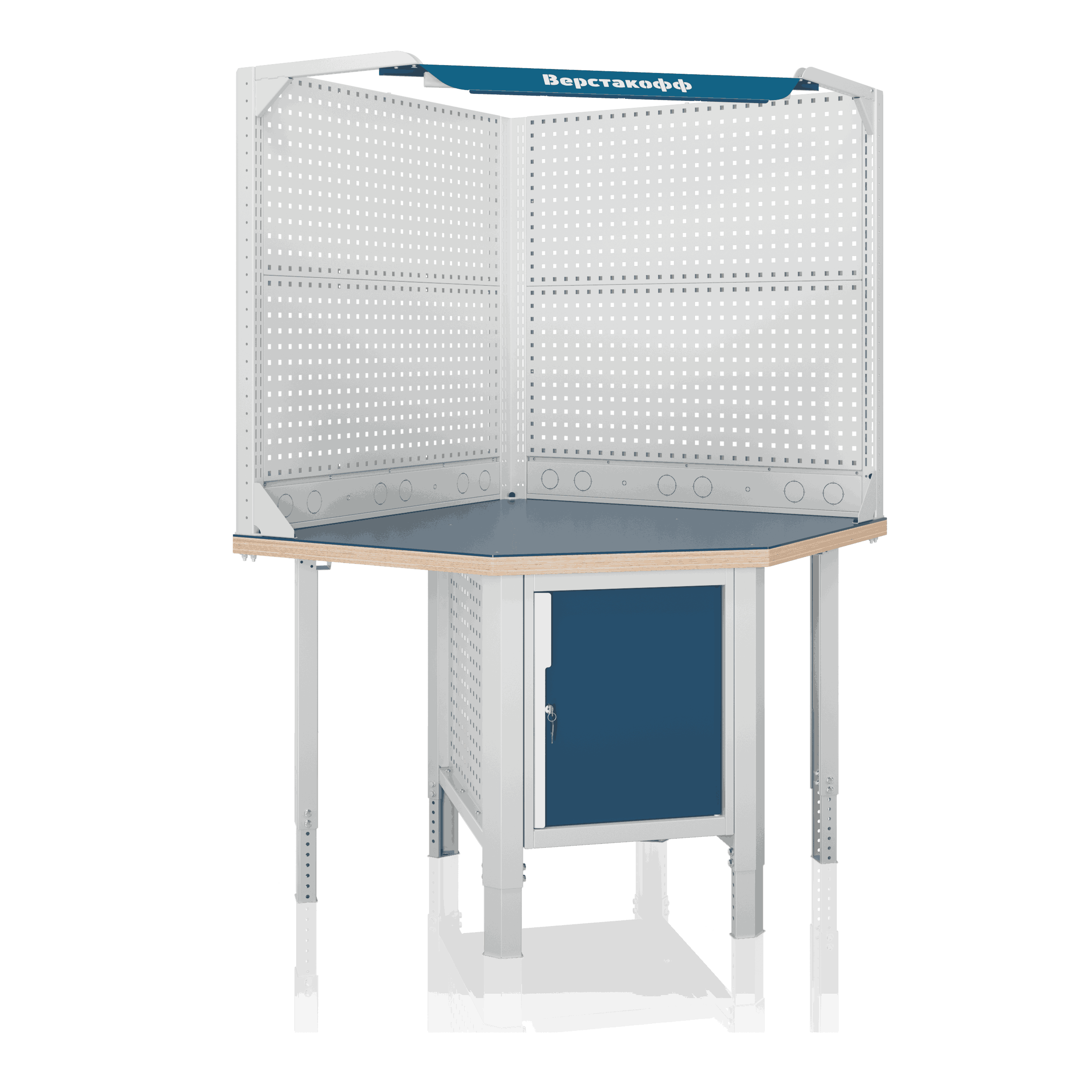 Верстак (угловой) CTR U532.S7.1-2FR Верстакофф 124764