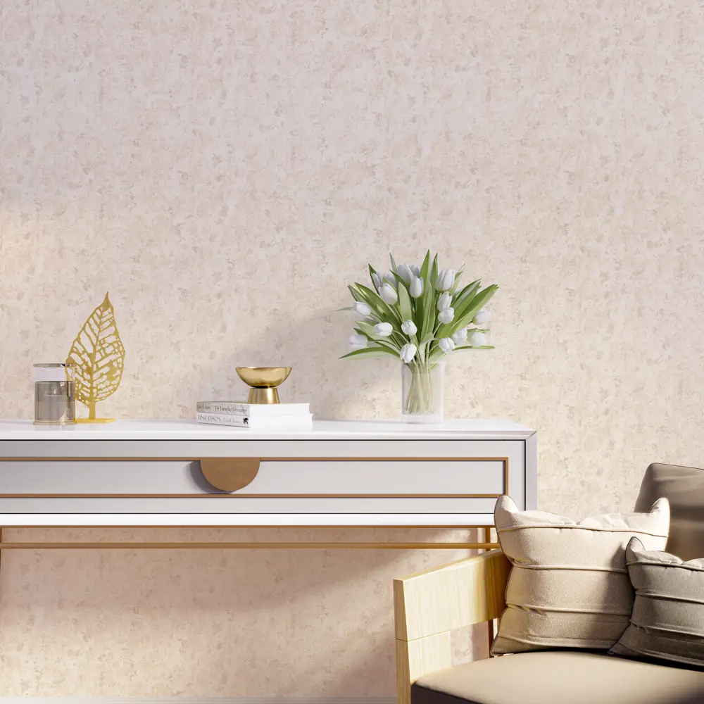 Обои флизелиновые Palitra Family Romantis бежевые 1.06 м FM71682-21 STLM-2076491 - Вид №2