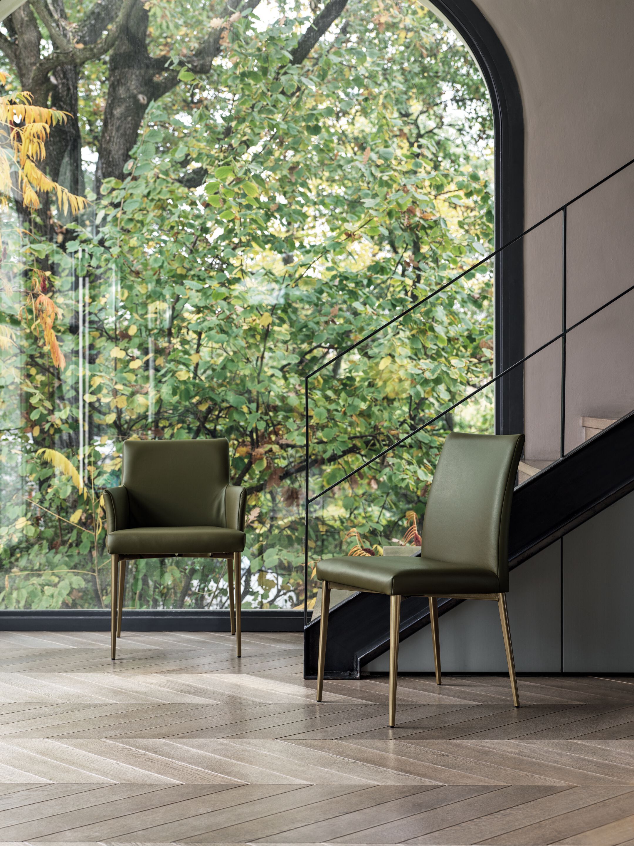 Кожаный стул Bontempi Casa MILA ARCH-00129895 - Вид №1