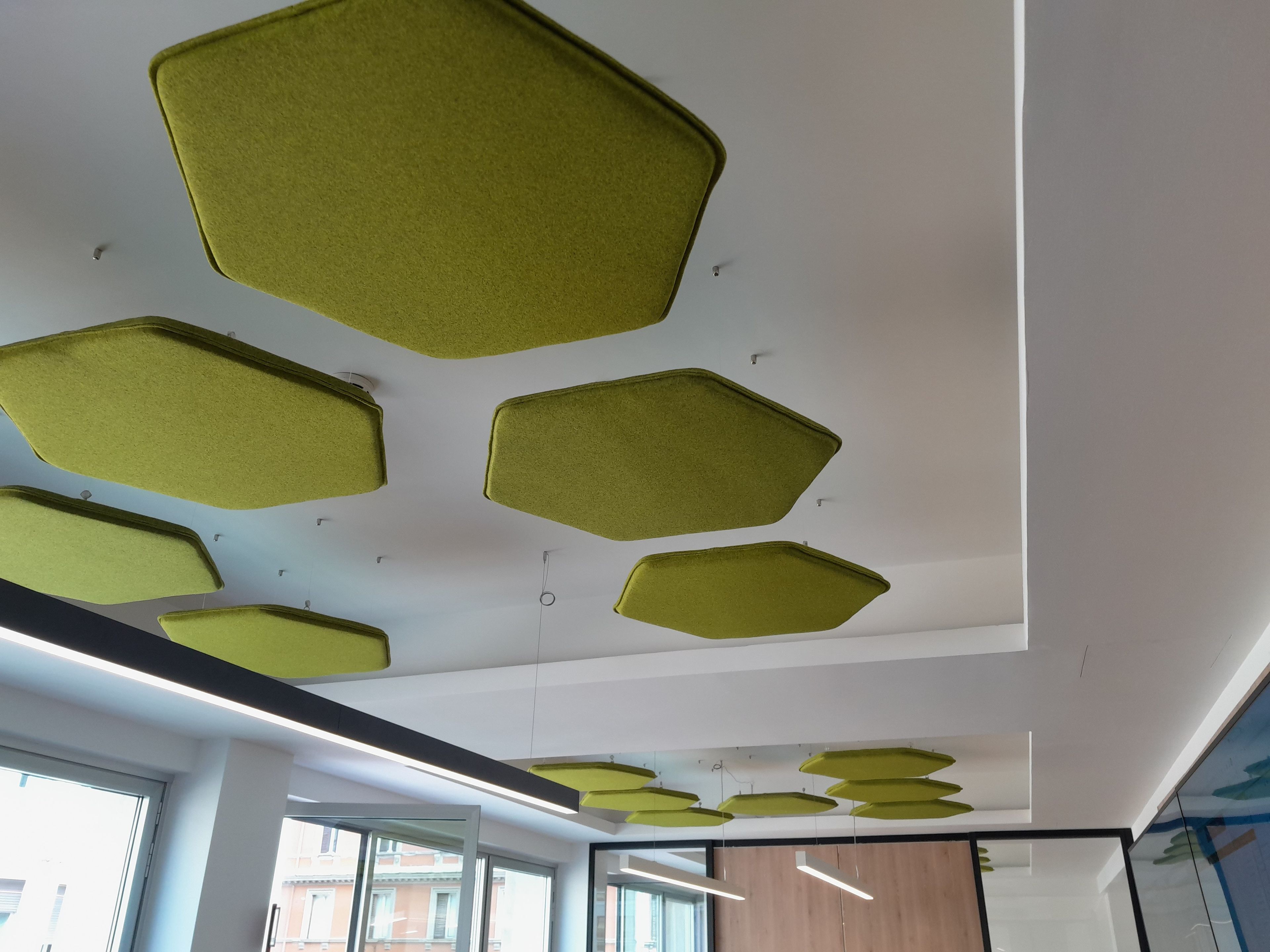 Акустическая подвесная панель из ткани Marvinacustica SOUNDOSOFT ARCH-00014411 - Вид №1