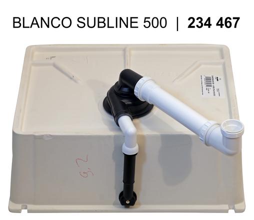 523733 Кухонная мойка Blanco Subline 500-U Ceramic белый  Blanco Subline Белый - Вид №6