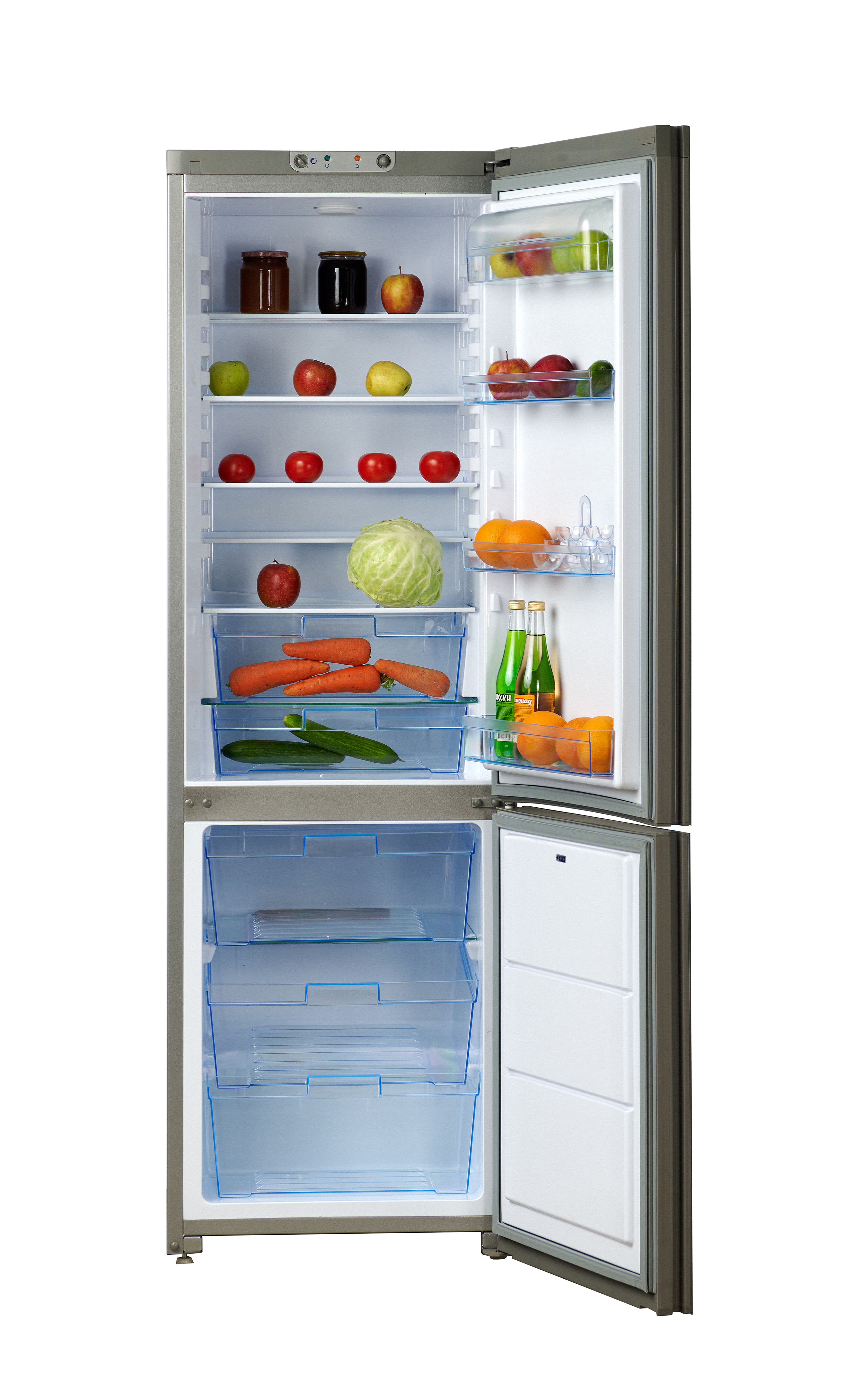 9280741 Холодильник с морозильником   ОРСК-175 MI glass серый STDN-0044543 - Вид №2