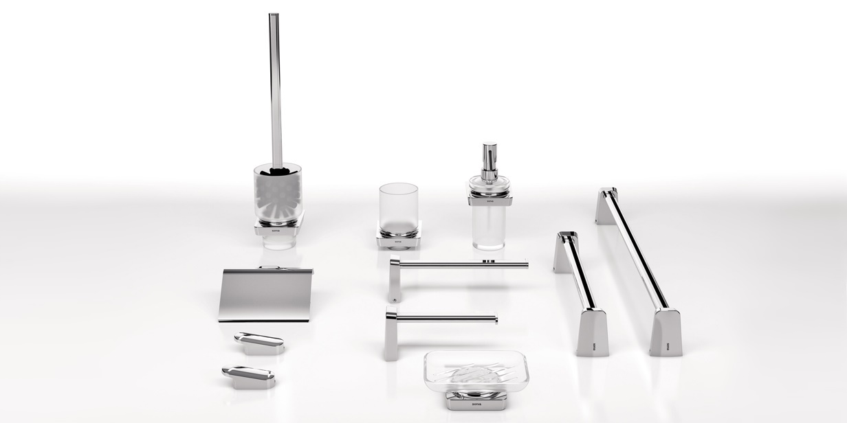 Sonia Полотенцедержатель 750 мм S6-Zen Хром 160952 - Вид №2