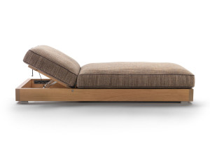 Тканевая Садовая кровать с основанием iroko