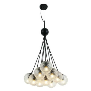 Подвесной светильник серый Marisa 2099/00/10P STILFORT ДИЗАЙНЕРСКИЕ, MARISA 00-3890287 Серый;черный