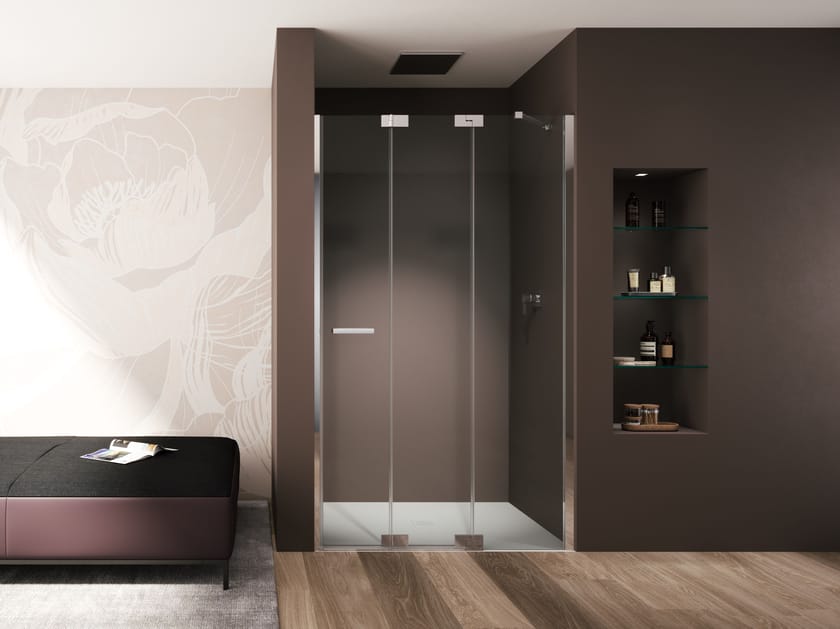 Стеклянная ниша душевая кабина с распашной дверью Provex Industrie E-Lite ARCH-00023075