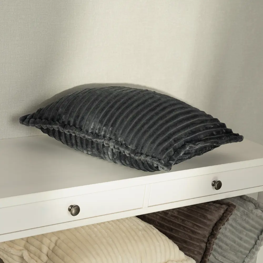 Декоративная подушка SEASONS Line 45×45 см тёмно-серый 89437502 STLM-1575928 - Вид №3