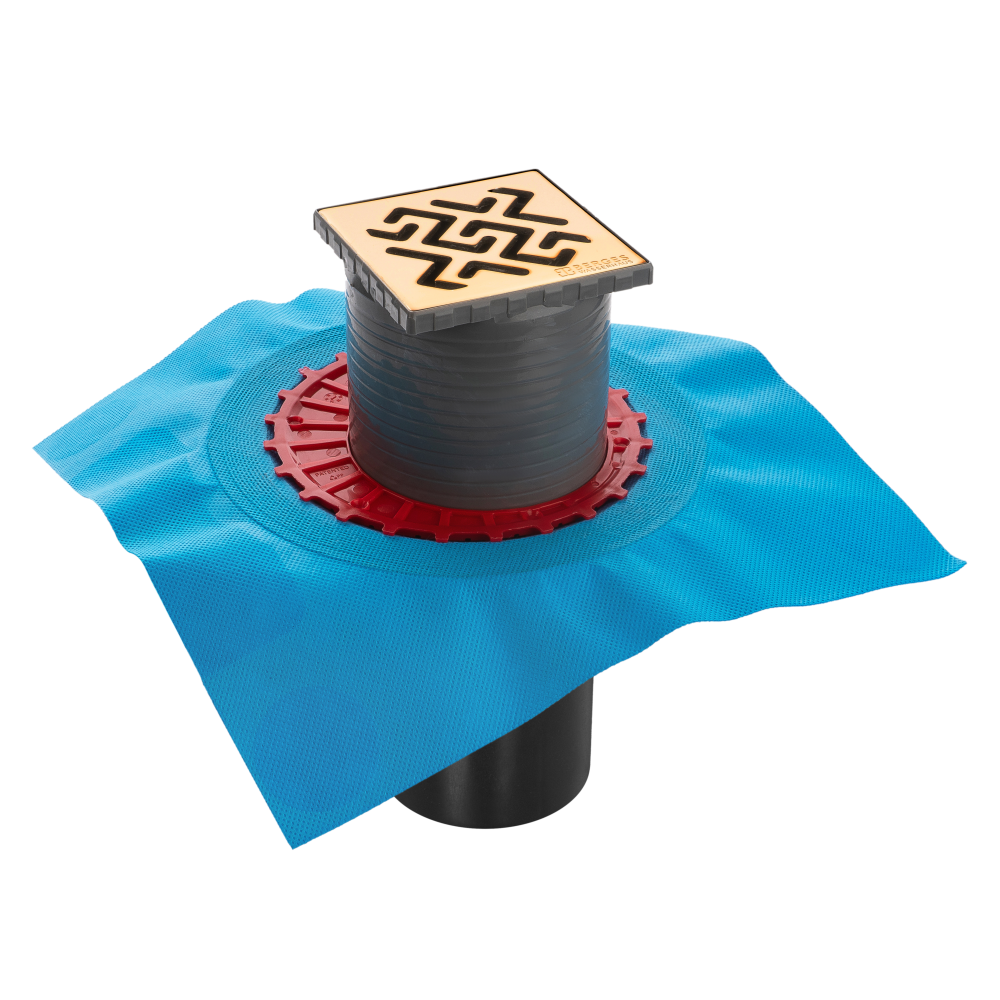 092464 Трап водосток ZENTRUM Antik 100х100  Berges ZENTRUM Antik  - Вид №2