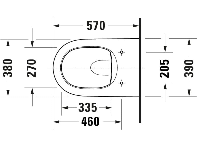 Керамический подвесной туалет без бриды Duravit Qatego ARCH-00116145 - Вид №9