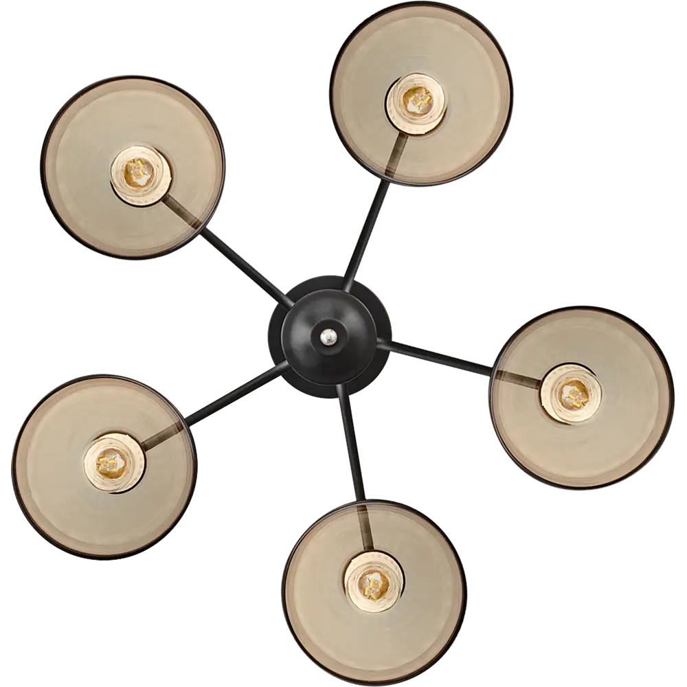 Люстра потолочная Jlight Opi 3138/5C цвет черный/золото 84315596 STLM-2021284  - Вид №3