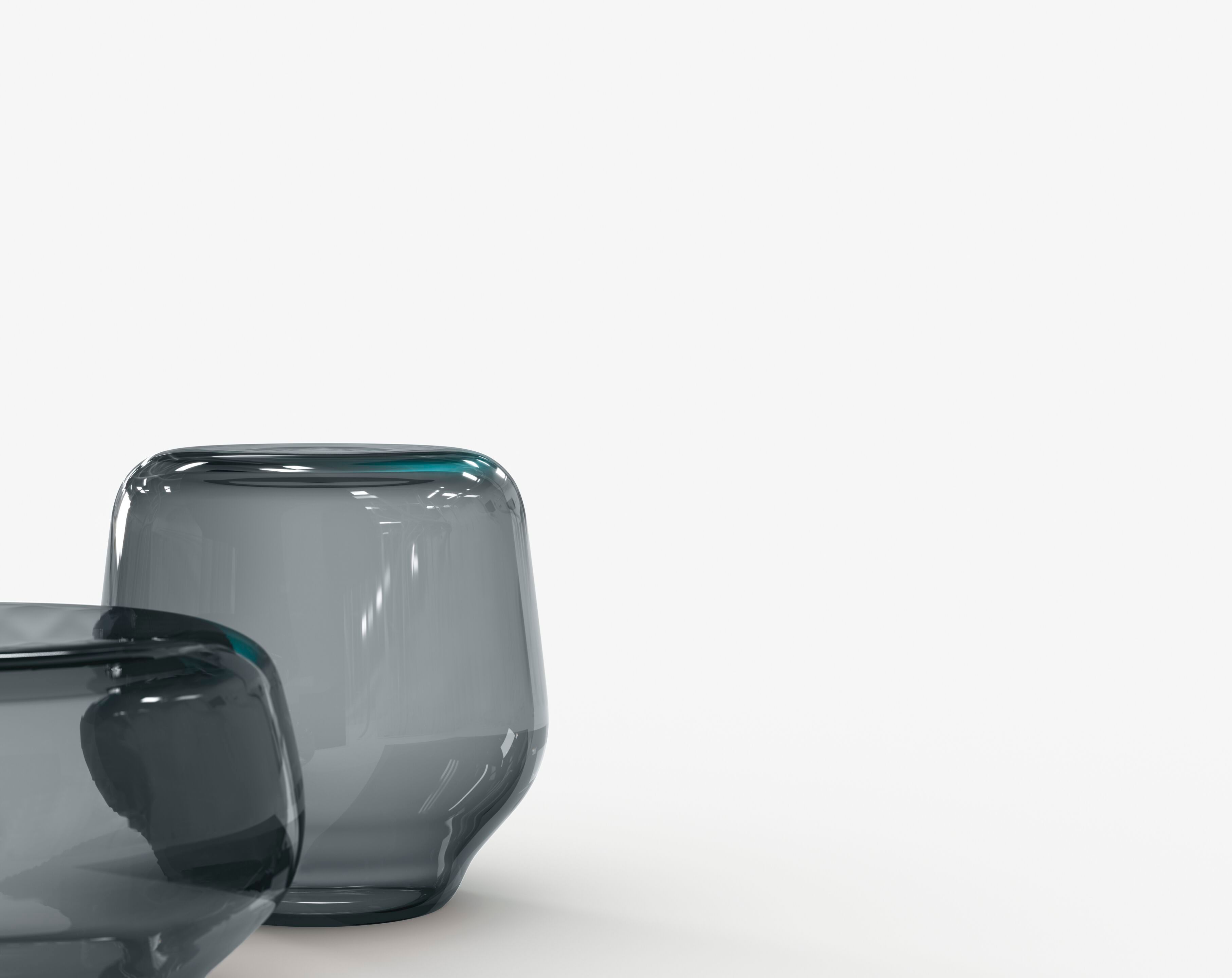 Круглый журнальный столик из дутого стекла Tonelli Design OASIS ARCH-00033404 - Вид №4