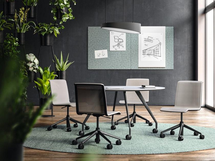 Brunner Регулируемое по высоте 5-спицевое вращающееся кресло из сетки Hero plus 4699 - Вид №2