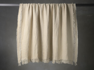 Льняной плед