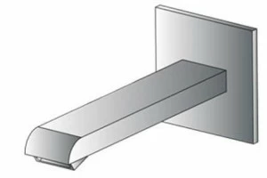 RUBINETTERIE STELLA Хромированный излив для умывальника Casanova 868