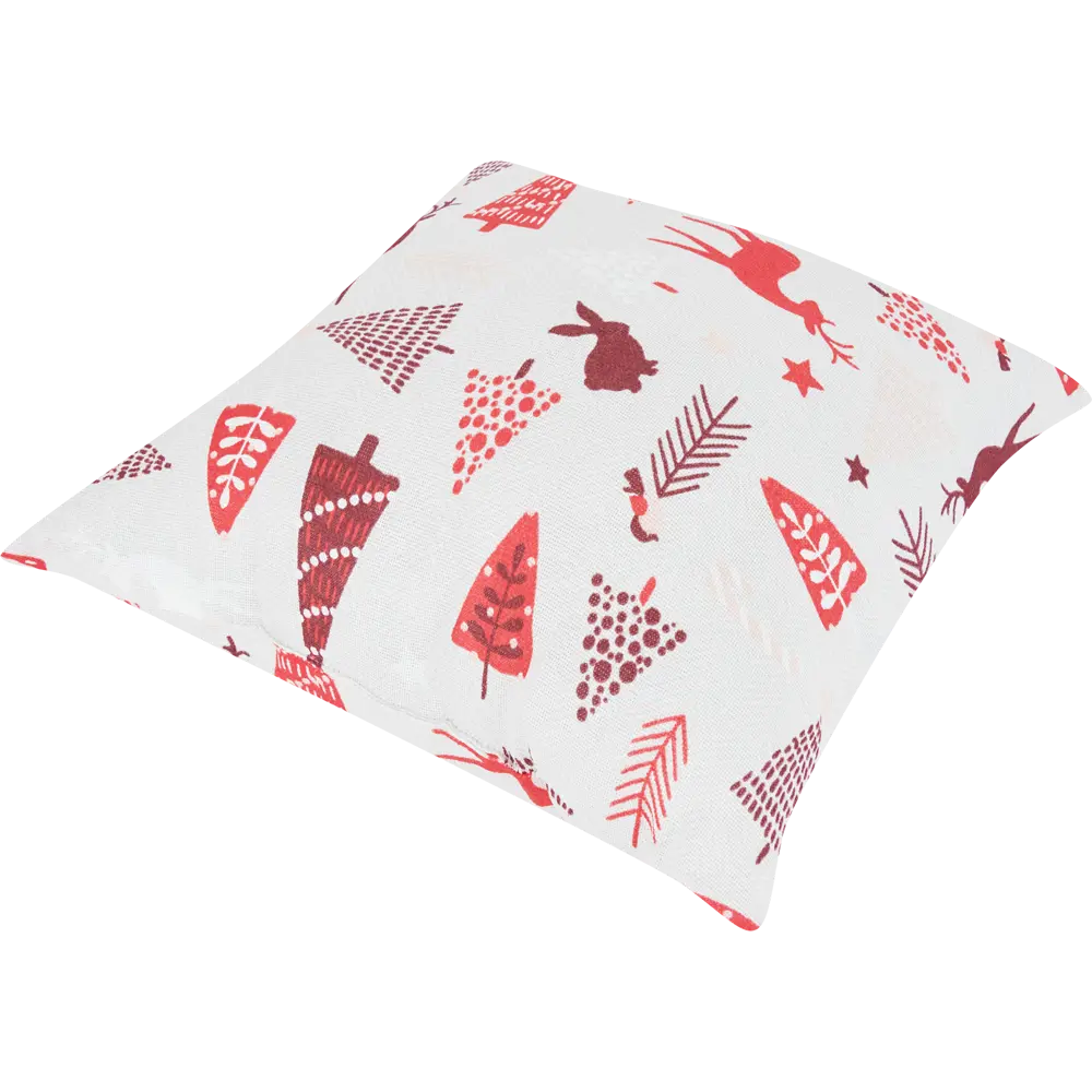 Подушка Altali Скандинавия 40x40 см цвет серо-красный STLM-2129598 - Вид №2