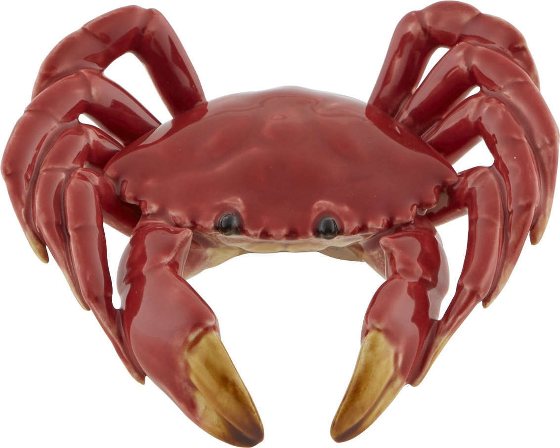 10600164 Bordallo Pinheiro Фигурка Bordallo Pinheiro Краб 14см, керамика Керамика 