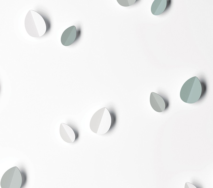 Ex.T Leaf Small Настенная вешалка белая EXLEAFPB.CO - Вид №3