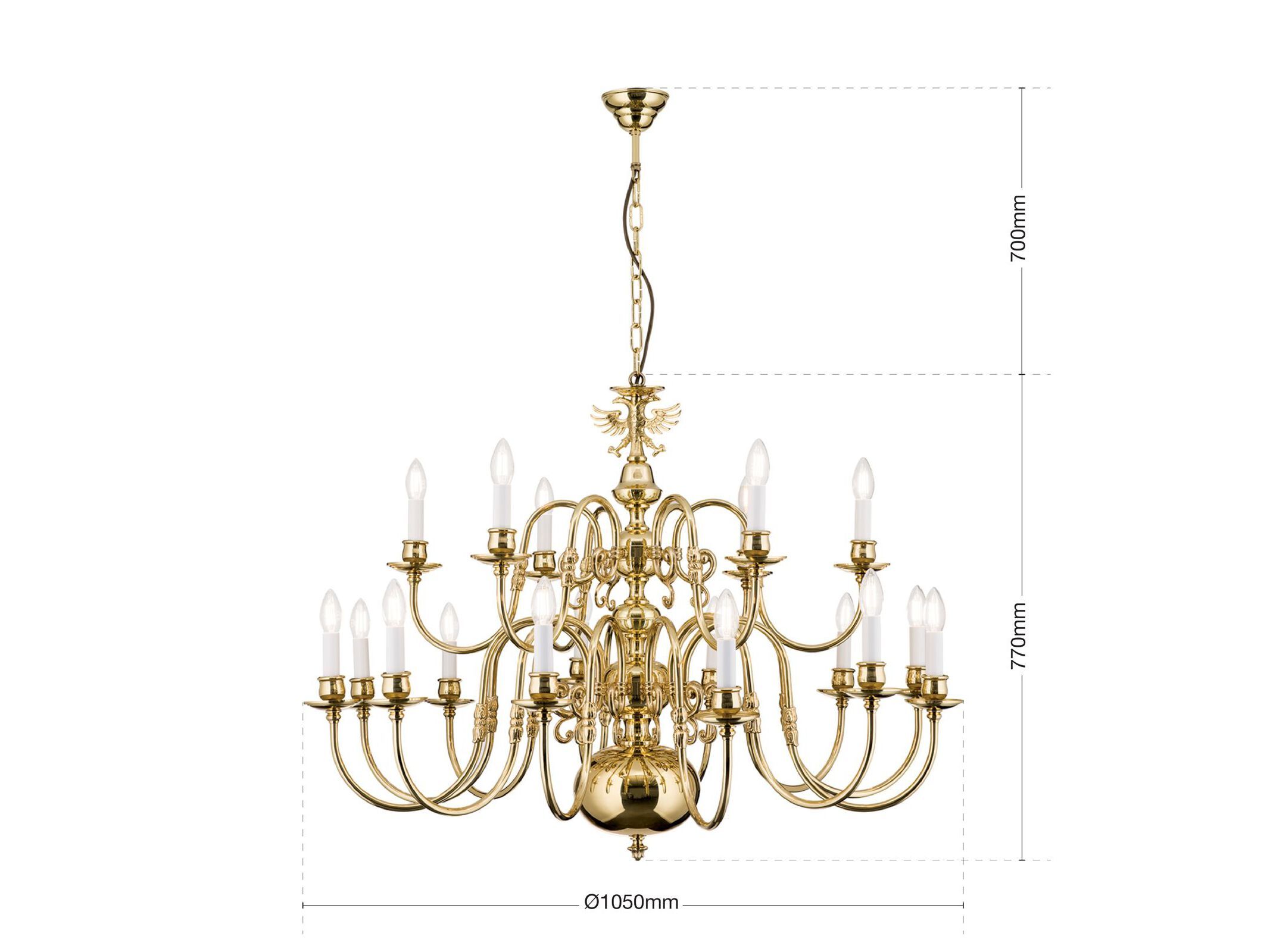 Латунная люстра Orion Flämisch ARCH-00135646 - Вид №5
