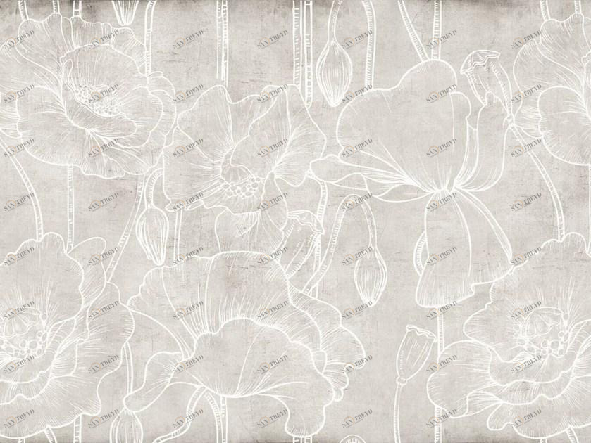 MOMENTI Ткань из стекловолокна с цветочными мотивами Crazy paper sun-id-1354888