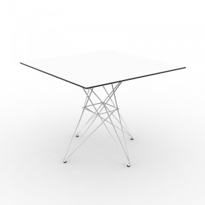 007513 Стол со стальными ножками Vondom Faz