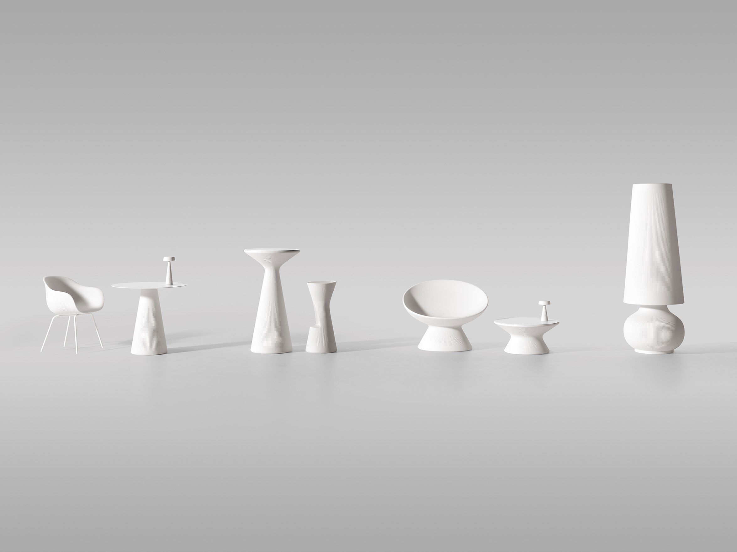 Круглый стол из полиэтилена PLUST Fade ARCH-00022756 - Вид №13