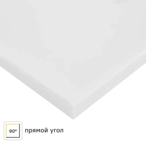 Столешница Молекуль 120x60x2 см искусственный камень цвет белый 84168276 STLM-2014695