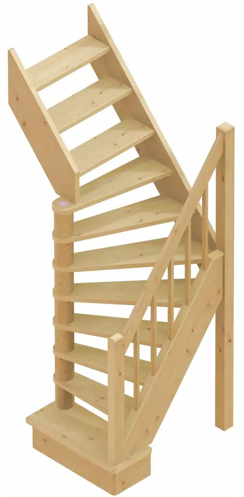 Santreyd Лестница поворотная 90° ЛС-91 для компактных пространств 18488868