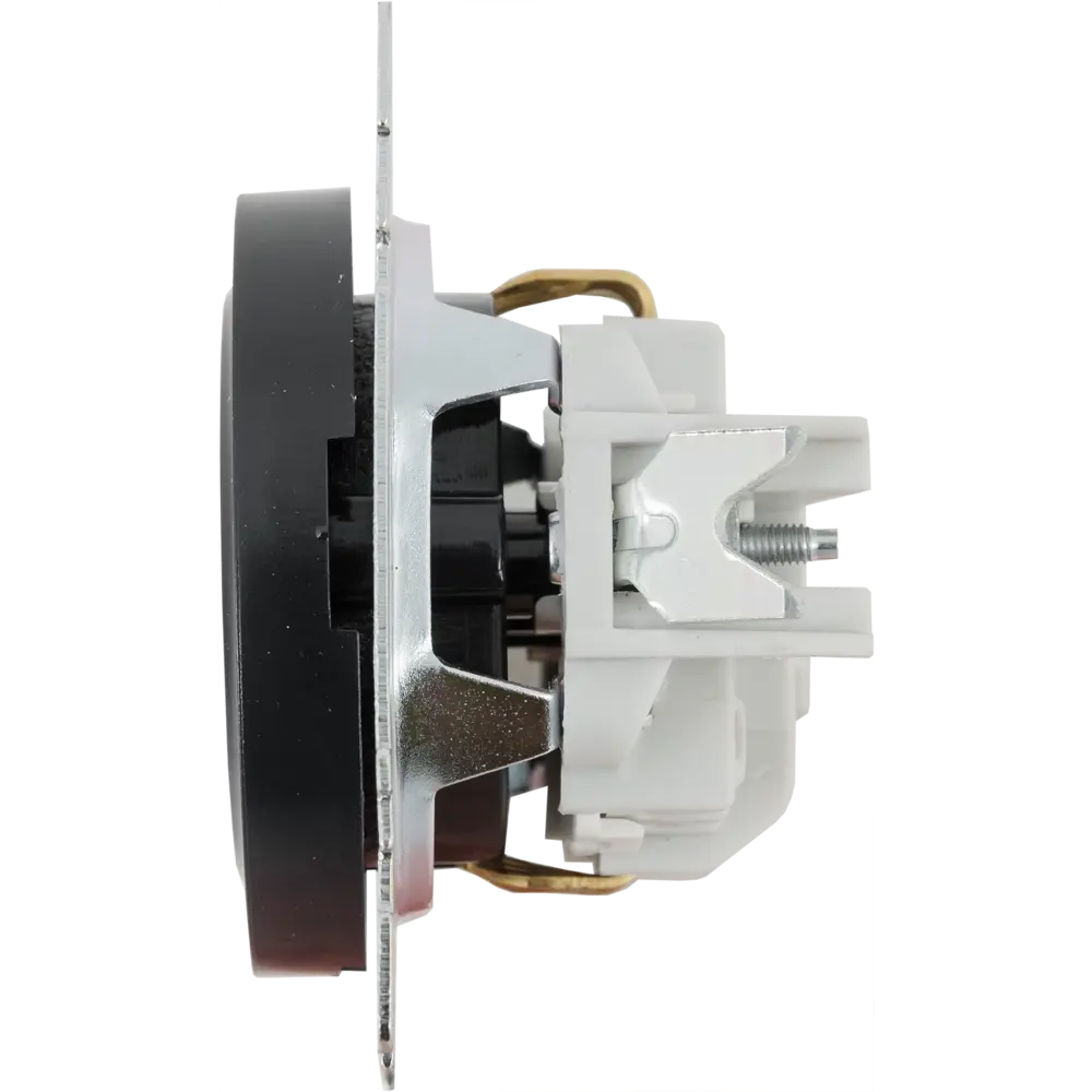 82127004 Розетка встраиваемая Onekey Florence с заземлением со шторками цвет чёрный STLM-0019889 ONEKEYELECTRO - Вид №6