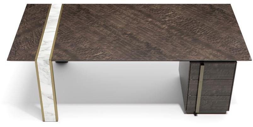 Capital Collection Прямоугольный деревянный стол с ящиками Lincoln sun-id-1367960 - Вид №2