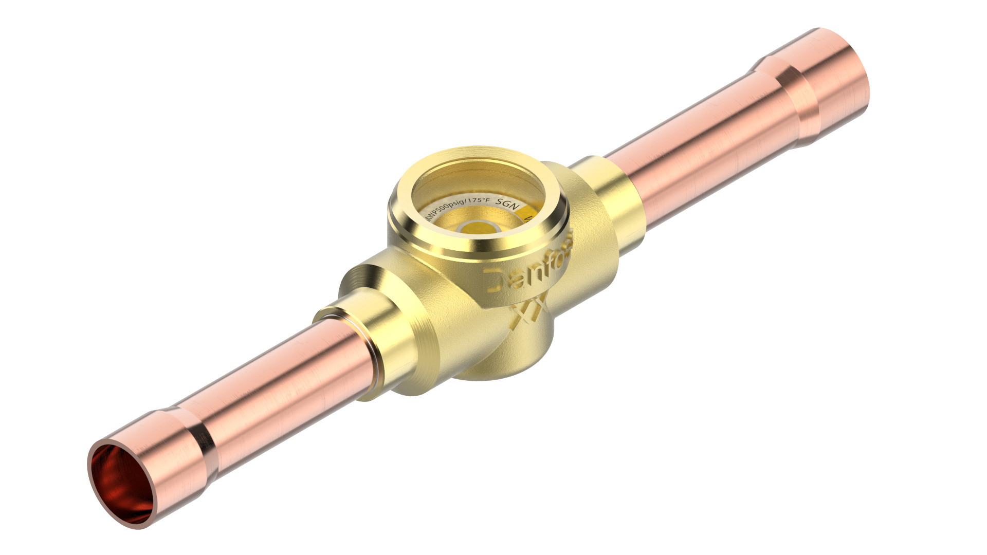 Danfoss SGN — Смотровые стекла с индикатором влажности SGN 22 Смотровое стекло 014-0187  - Вид №2