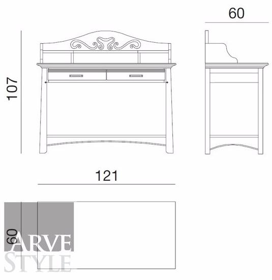 Arvestyle Рабочий стол из массива дерева Naima sun-id-1384953 - Вид №7