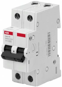 Автоматический выключатель ABB SН202 2Р 6кА 20А