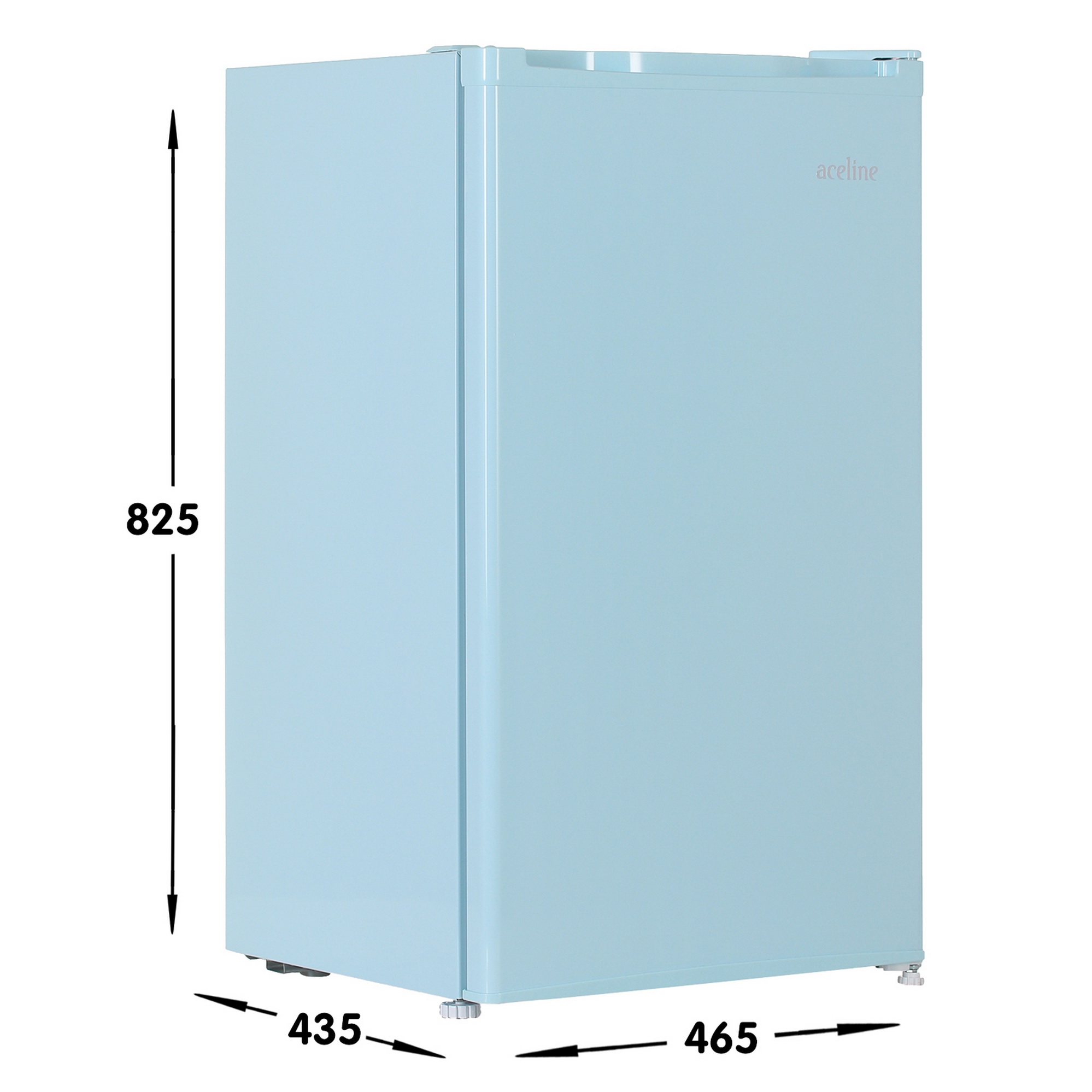 4890645 Холодильник компактный   Aceline S201AMG голубой STDN-0113552 - Вид №7