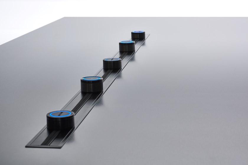 MDF Italia Прямоугольный стол для совещаний с системой управления кабелями Axy sun-id-1406783 - Вид №1