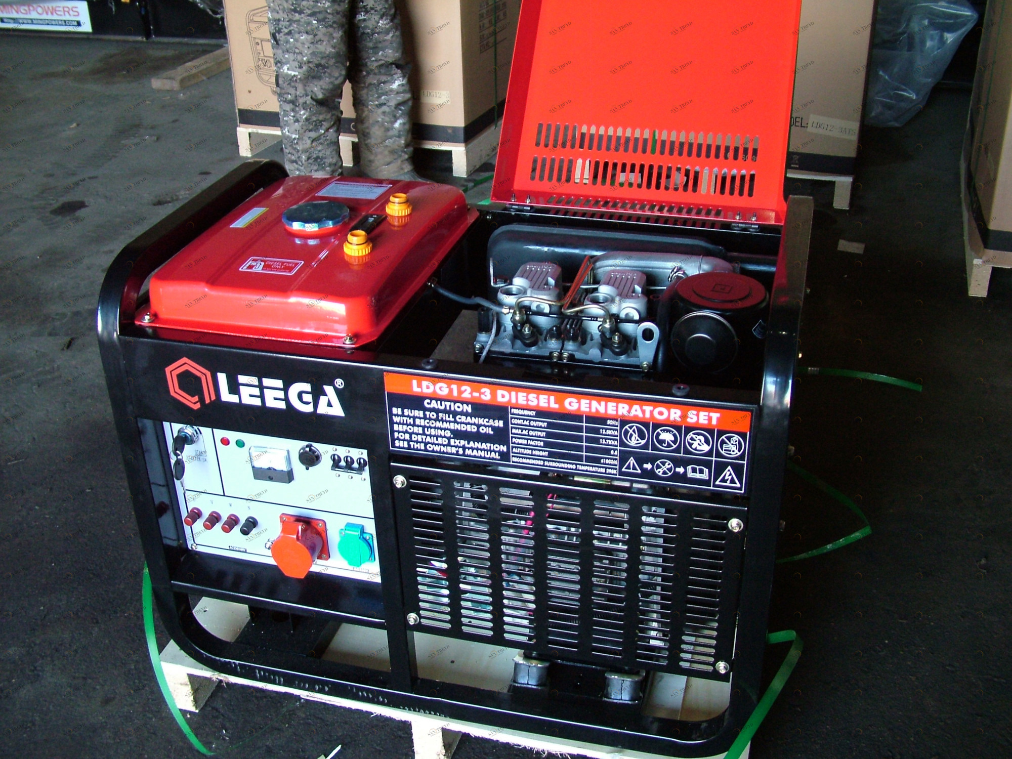 Генератор дизельный Амперос LDG12-3 E sun-id-1031952